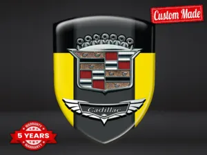 Cadillac Adesivi Epossidici Dome Finitura Custom Etichette Top